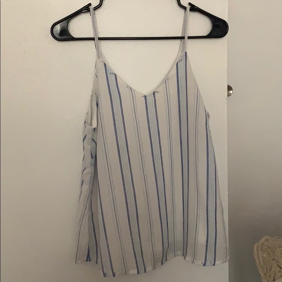 Tops - Blue/white striped tank!